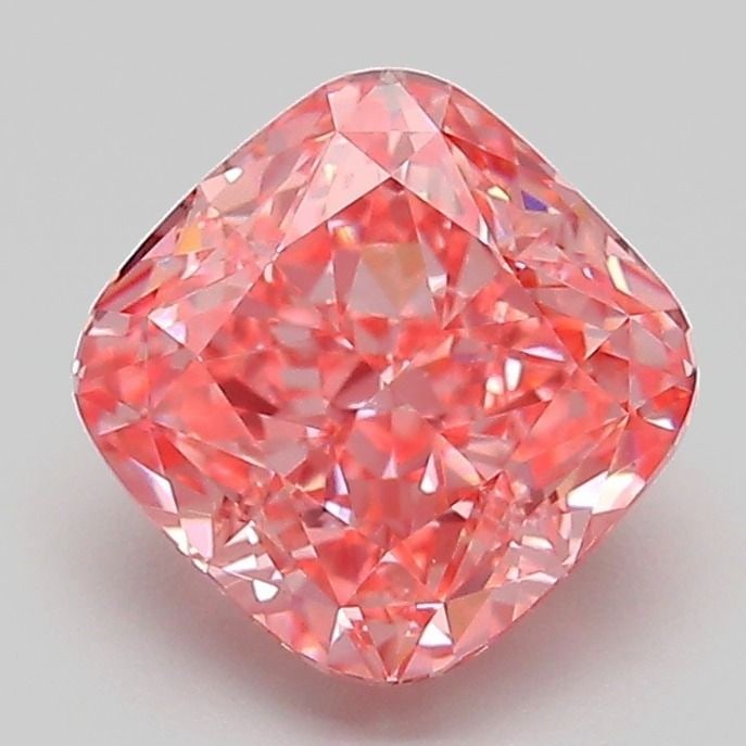 Loose Diamond - CUSHION MODIFIED 2.04ct Fancy Vivid Pink VVS2