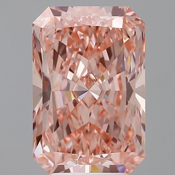 Loose Diamond - RADIANT 4.48ct Fancy Vivid Pink VS1