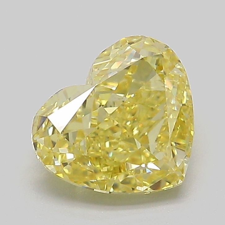 Loose Diamond - HEART 1.53ct Fancy Intense Yellow VVS2