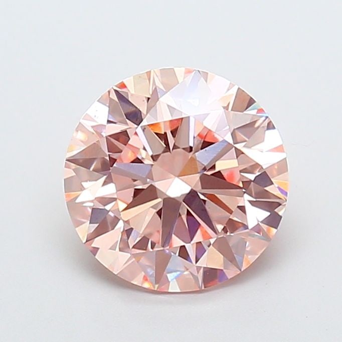 Ideal Loose Diamond - ROUND 3.11ct Fancy Intense Pink VS2
