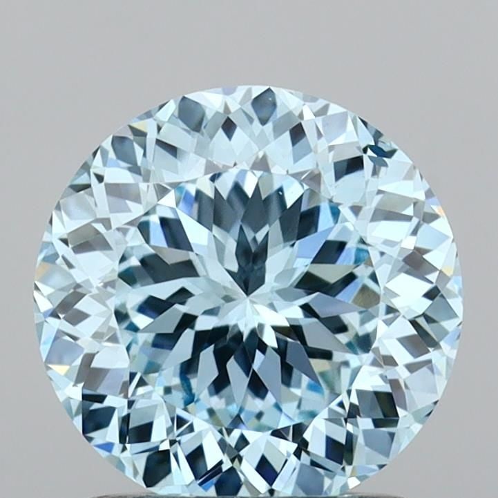 Loose Diamond - ROUND 1.32ct Fancy Intense Blue VS1