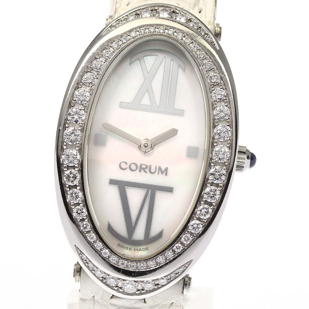 Corum Oval Quartz Ladies Wristwatch 137.410.47 White Shell Dial (1 of 6)