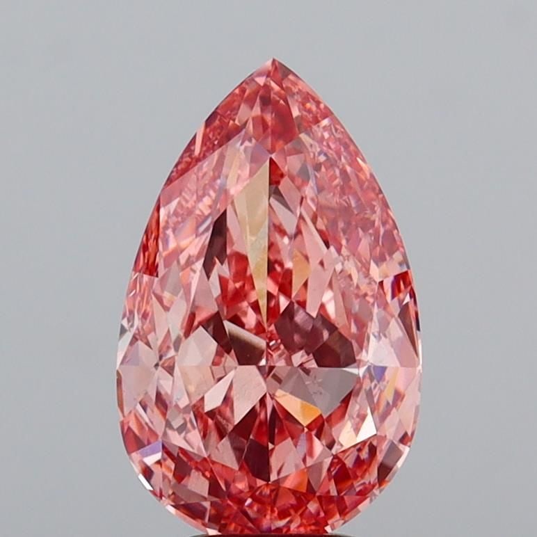 Loose Diamond - PEAR 5.16ct Fancy Vivid Pink VS2