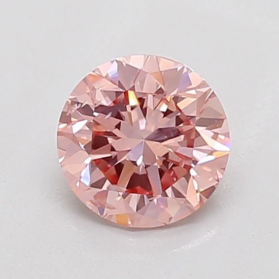 Loose Diamond - ROUND 0.82ct Fancy Vivid Pink SI1