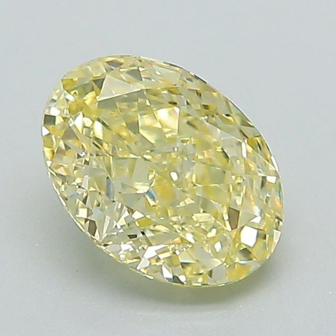 Loose Diamond - OVAL 1.22ct Fancy Intense Yellow VS1: Loose Diamond - OVAL 1.22ct Fancy Intense Yellow VS1 Source: This is a real non-mined Diamond that has been grown in a lab Shape: OVAL Carats: 1.22 Color: Fancy Intense Yellow Certification: IGI Video