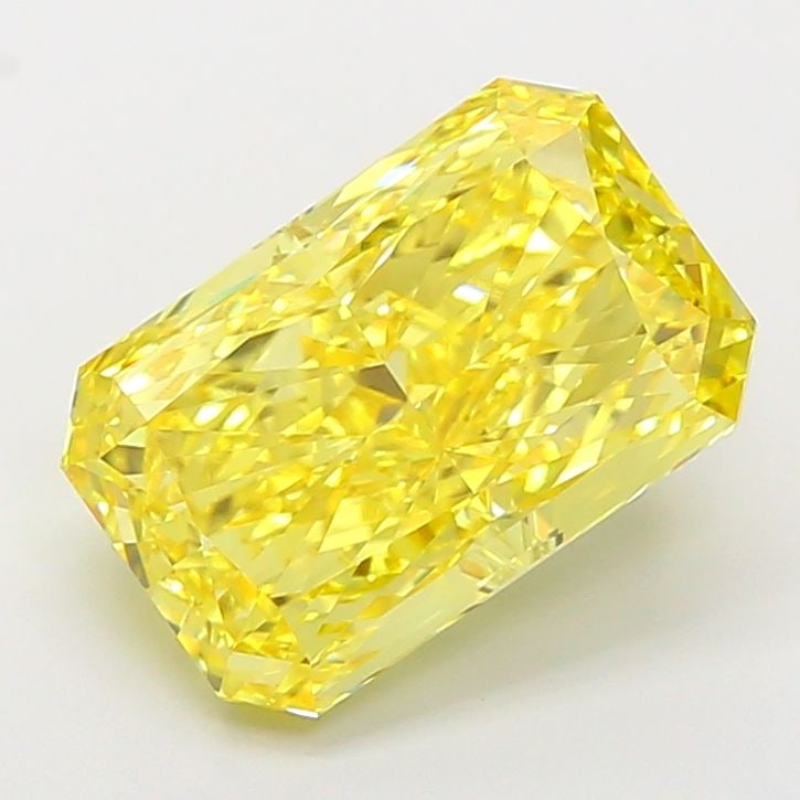 Loose Diamond - RADIANT 6.04ct Fancy Vivid Yellow VVS2: Loose Diamond - RADIANT 6.04ct Fancy Vivid Yellow VVS2 Source: This is a real non-mined Diamond that has been grown in a lab Shape: RADIANT Carats: 6.04 Color: Fancy Vivid Yellow Certification: IGI Th