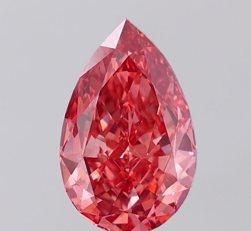 Loose Diamond - PEAR 3.18ct Fancy Vivid Pink VS1