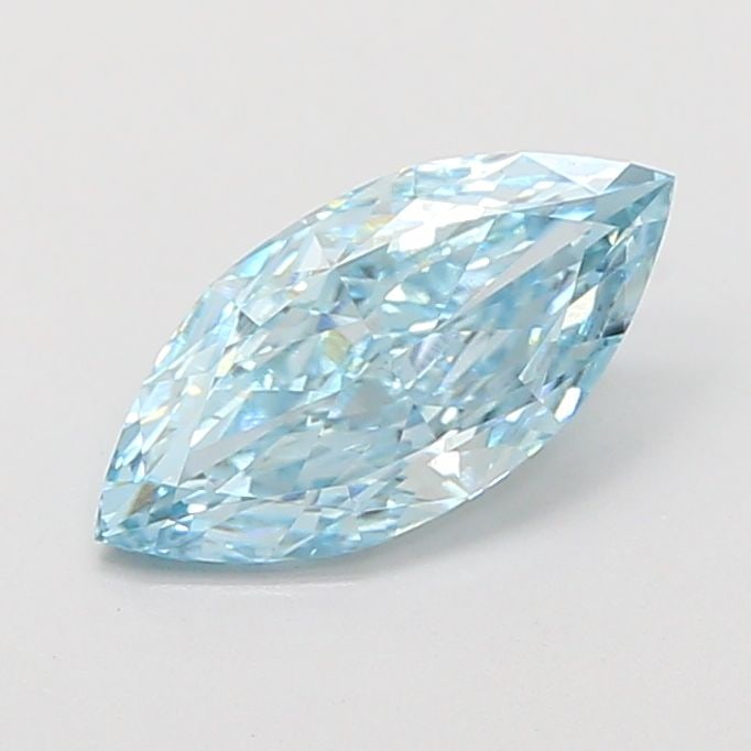 Loose Diamond - MARQUISE 1.08ct Fancy Vivid Blue VS1