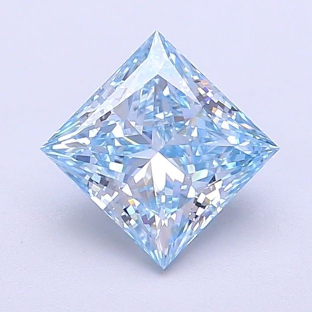 Loose Diamond - PRINCESS 1.18ct Fancy Intense Blue VS1