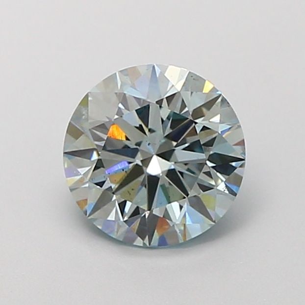 Ideal Loose Diamond - ROUND 1.46ct Fancy Intense Blue VVS2
