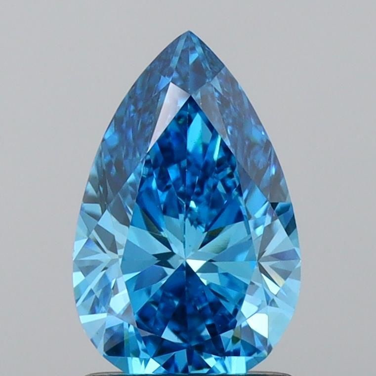 Loose Diamond - PEAR 1.21ct Fancy Vivid Blue VVS2