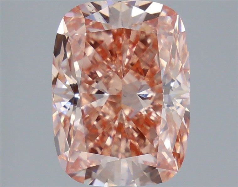 Loose Diamond - CUSHION MODIFIED 3.02ct Fancy Vivid Pink VS1
