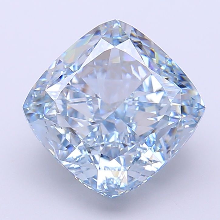 Loose Diamond - CUSHION MODIFIED 4.26ct Fancy Intense Blue VS1