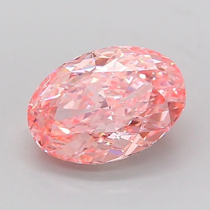 Loose Diamond - OVAL 2.07ct Fancy Vivid Pink VS1: Loose Diamond - OVAL 2.07ct Fancy Vivid Pink VS1 Source: This is a real non-mined Diamond that has been grown in a lab Shape: OVAL Carats: 2.07 Color: Fancy Vivid Pink Certification: IGI Video: Video