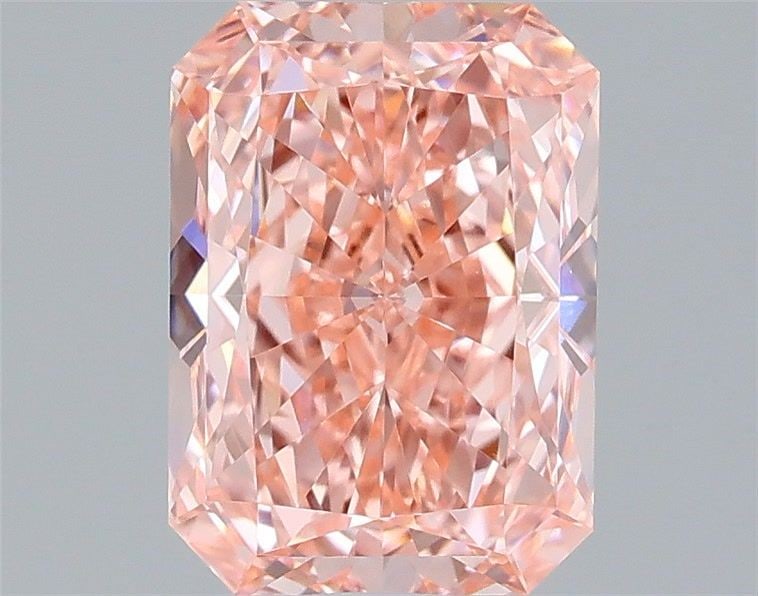 Loose Diamond - RADIANT 1.52ct Fancy Vivid Pink VVS2