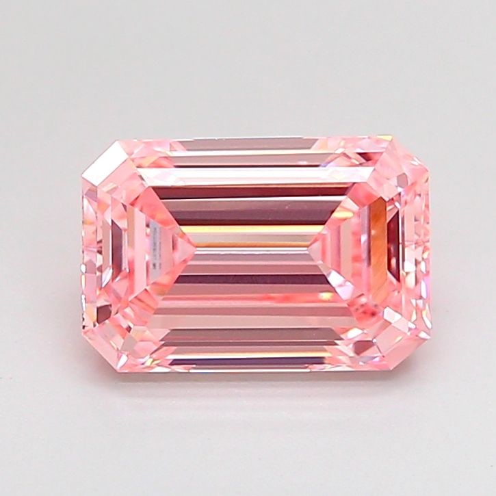Loose Diamond - EMERALD 2.03ct Fancy Vivid Pink VS1 (1 of 1)