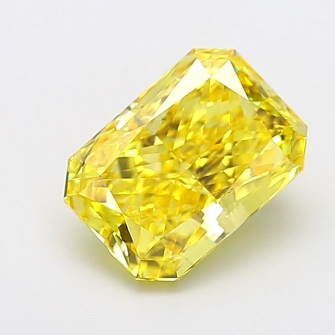 Loose Diamond - RADIANT 3.01ct Fancy Vivid Yellow VS2