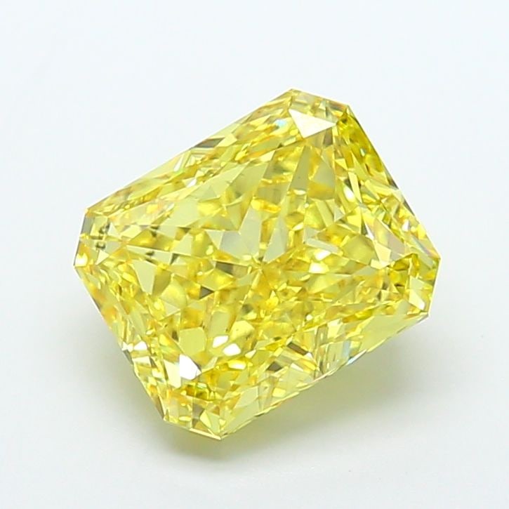 Loose Diamond - RADIANT 8.03ct Fancy Vivid Yellow VS2: Loose Diamond - RADIANT 8.03ct Fancy Vivid Yellow VS2 Source: This is a real non-mined Diamond that has been grown in a lab Shape: RADIANT Carats: 8.03 Color: Fancy Vivid Yellow Certification: IGI Vid