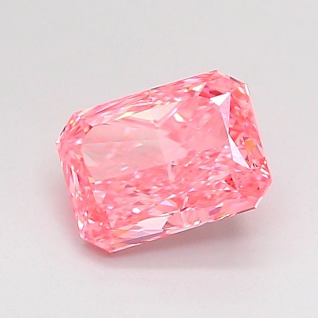 Loose Diamond - RADIANT 1.01ct Fancy Vivid Pink VVS2