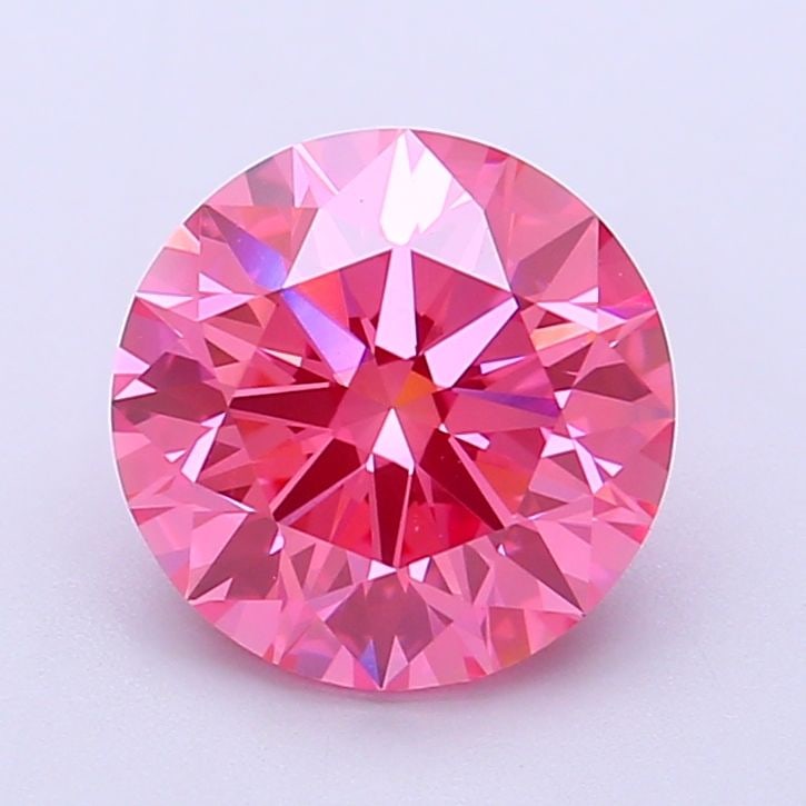 Ideal Loose Diamond - ROUND 2.53ct Fancy Vivid Pink VVS2 (1 of 1)
