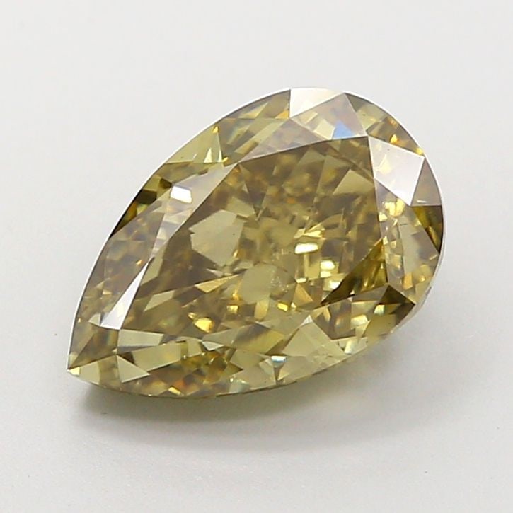 Loose Diamond - PEAR 2.34ct Fancy Vivid Yellow VS1