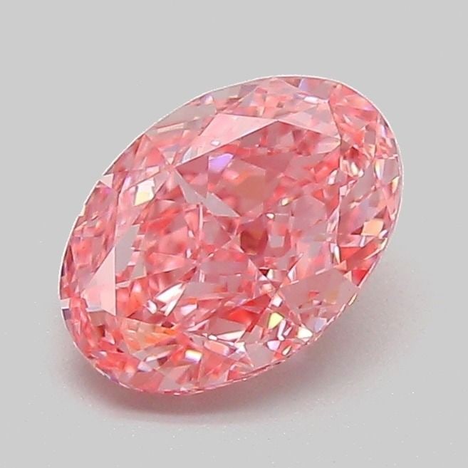 Loose Diamond - OVAL 1.09ct Fancy Vivid Pink VVS2