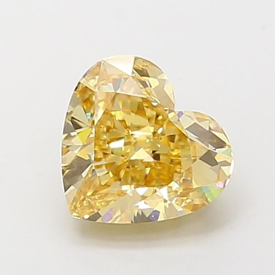 Loose Diamond - HEART 1.36ct Fancy Yellow VVS2