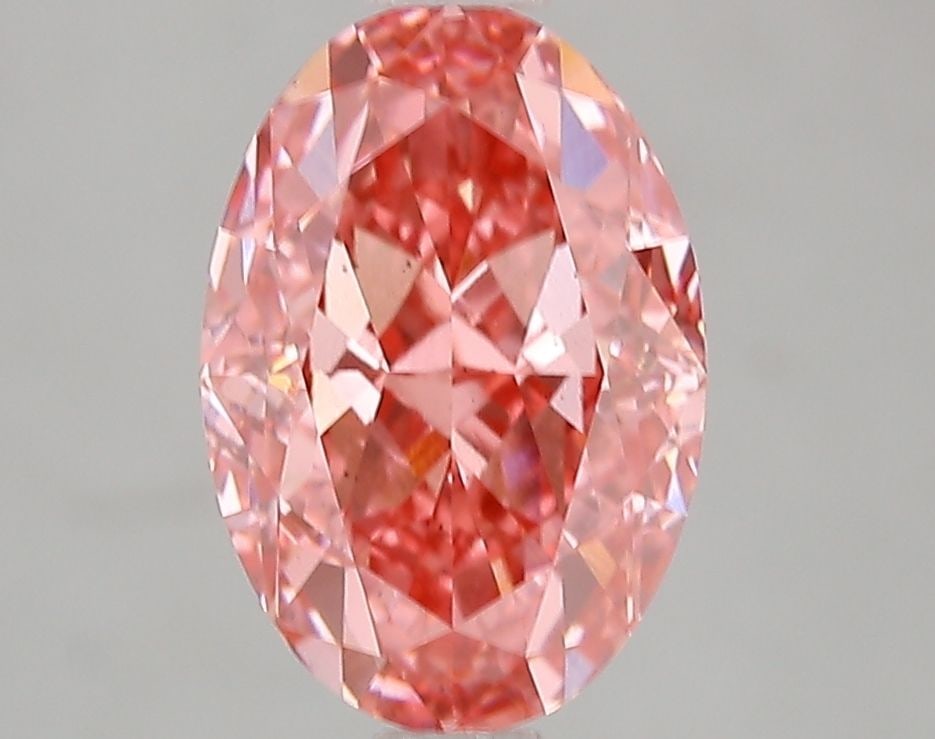 Loose Diamond - OVAL 3.03ct Fancy Vivid Pink SI1