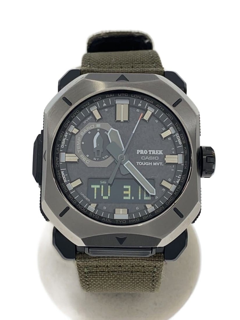 Casio Pro Trek PRW-6900YB Solar Men's Wristwatch: Casio Pro Trek PRW-6900YB Solar Men's Wristwatch This is a CASIO PROTREK Climber Line Solar PRW-6900YB men's wristwatch, made in Japan. The watch is pre-owned and classified as being in excellent cond