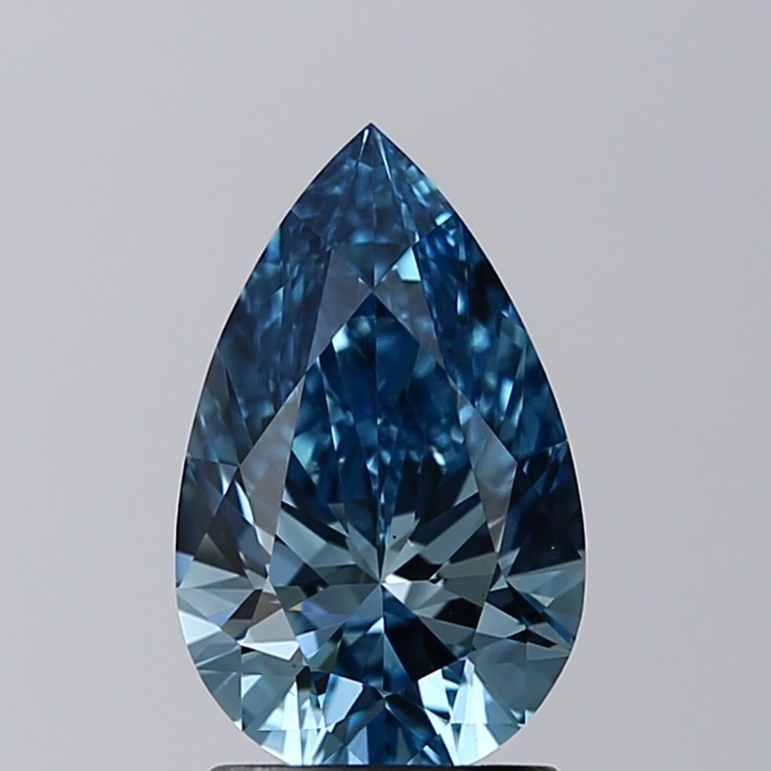 Loose Diamond - PEAR 1.52ct Fancy Vivid Blue VS1