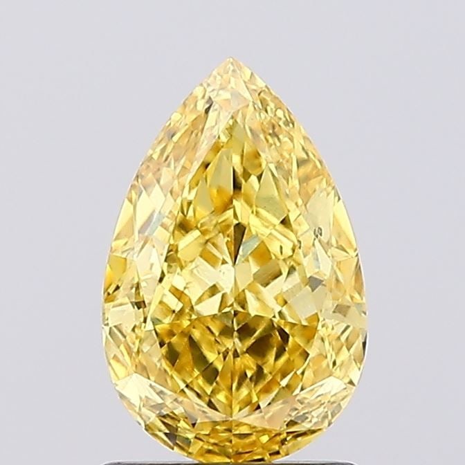 Loose Diamond - PEAR 1.31ct Fancy Vivid Yellow VS2