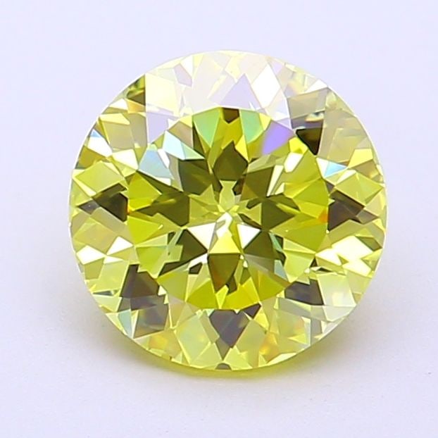 Loose Diamond - ROUND 1.84ct Fancy Intense Yellow VVS2: Loose Diamond - ROUND 1.84ct Fancy Intense Yellow VVS2 Source: This is a real non-mined Diamond that has been grown in a lab Shape: ROUND Carats: 1.84 Color: Fancy Intense Yellow Certification: IGI Vi