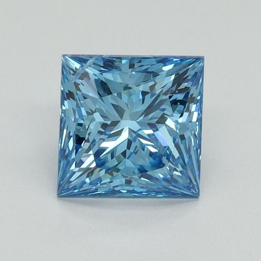 Loose Diamond - PRINCESS 1.51ct Fancy Vivid Blue SI2