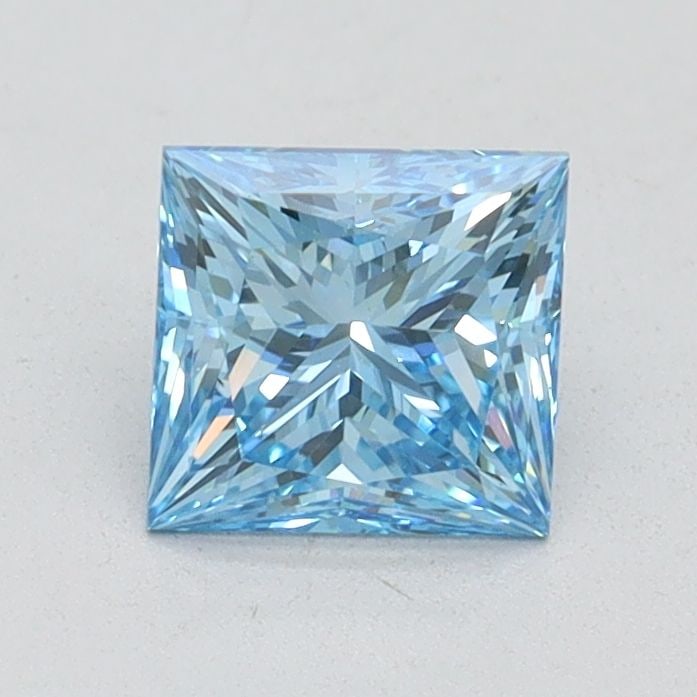 Loose Diamond - PRINCESS 1.01ct Fancy Vivid Blue VS1
