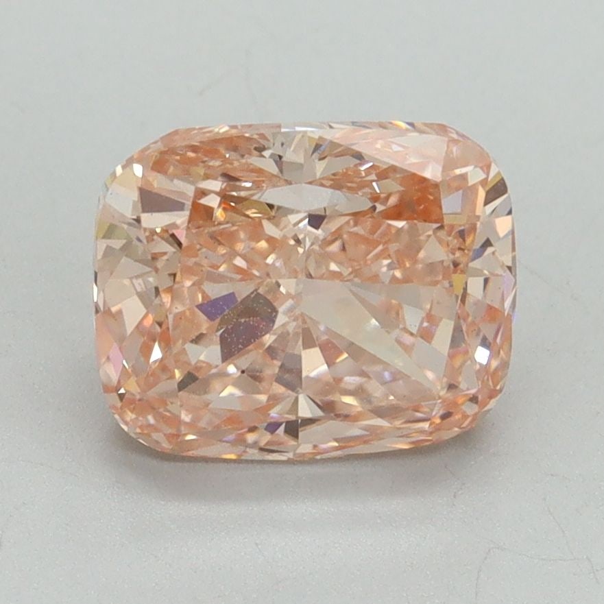 Loose Diamond - CUSHION BRILLIANT 2.5ct Fancy Intense Pink VS2