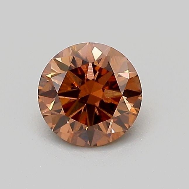Loose Diamond - ROUND 0.49ct Fancy Brown VS1