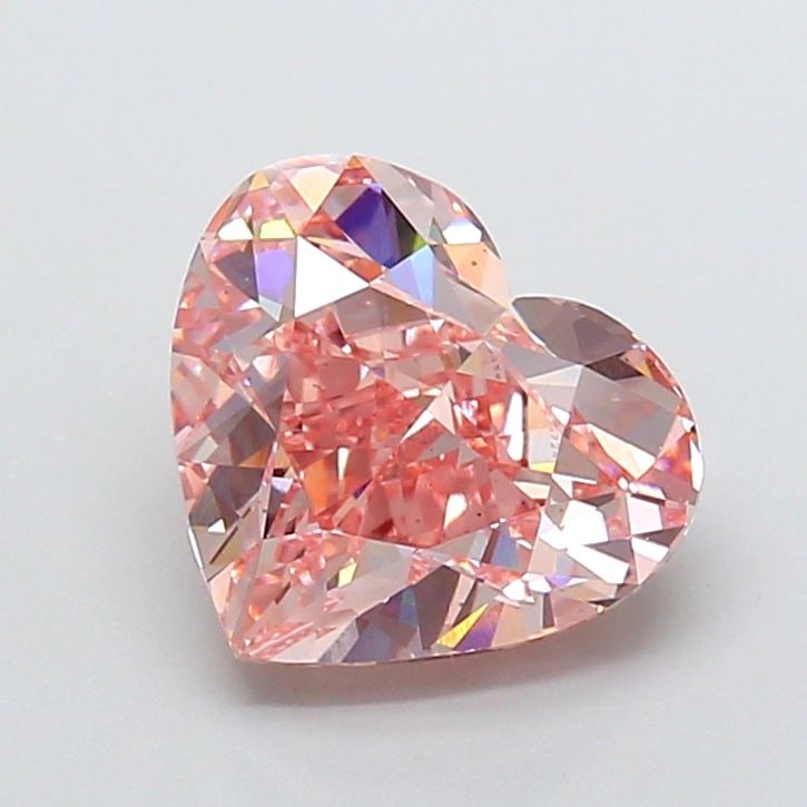 Loose Diamond - HEART 5.01ct Fancy Intense Pink VS1: Loose Diamond - HEART 5.01ct Fancy Intense Pink VS1 Source: This is a real non-mined Diamond that has been grown in a lab Shape: HEART Carats: 5.01 Color: Fancy Intense Pink Certification: IGI Video: