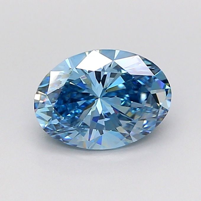Loose Diamond - OVAL 1.03ct Fancy Vivid Blue VS1