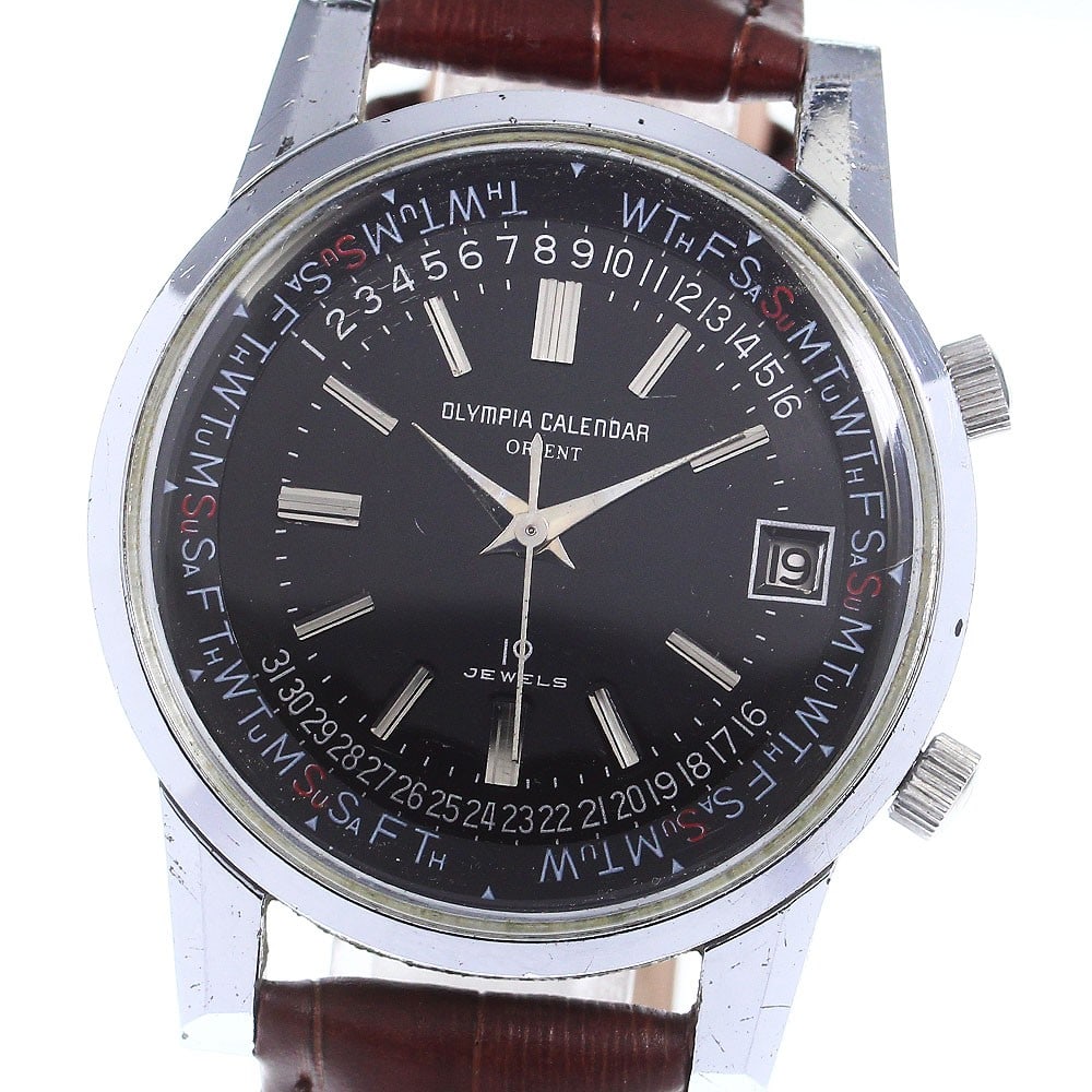 Orient Olympia Calendar manual wind date wristwatch (1 of 8)