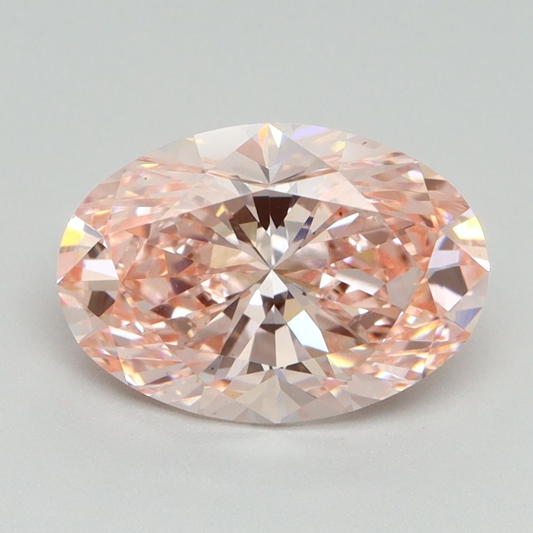 Loose Diamond - OVAL 3.01ct Fancy Intense Pink VS1
