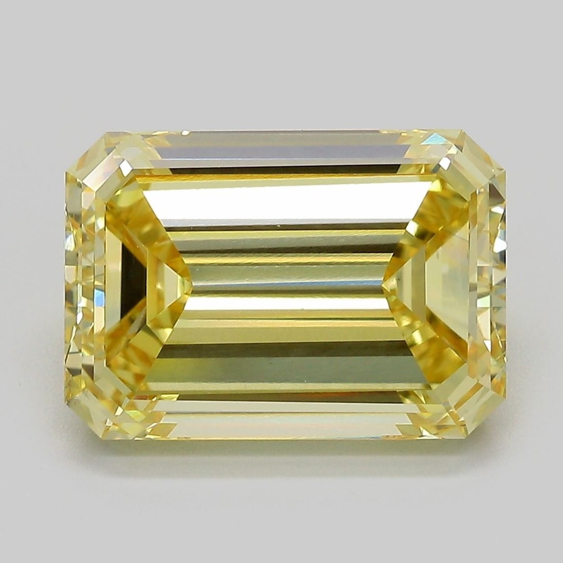 Loose Diamond - EMERALD 5.99ct Fancy Yellow VS1