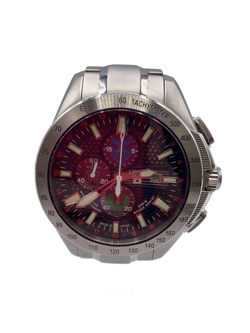 KENTEX Solar Men's Wristwatch JSDF Triforce SP S720M-03 Black (1 of 5)