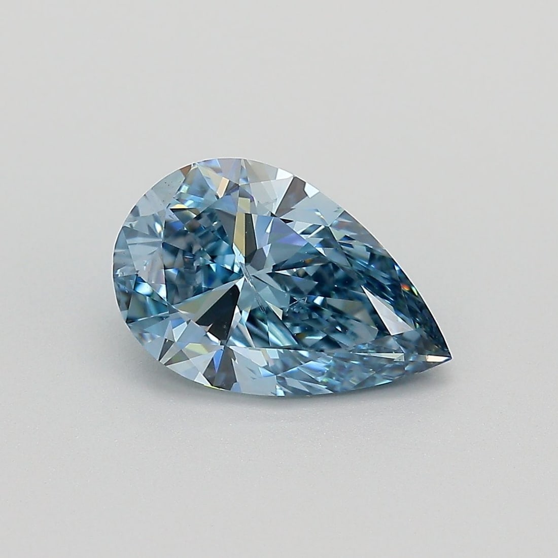 Loose Diamond - PEAR 2.05ct Fancy Vivid Blue SI2
