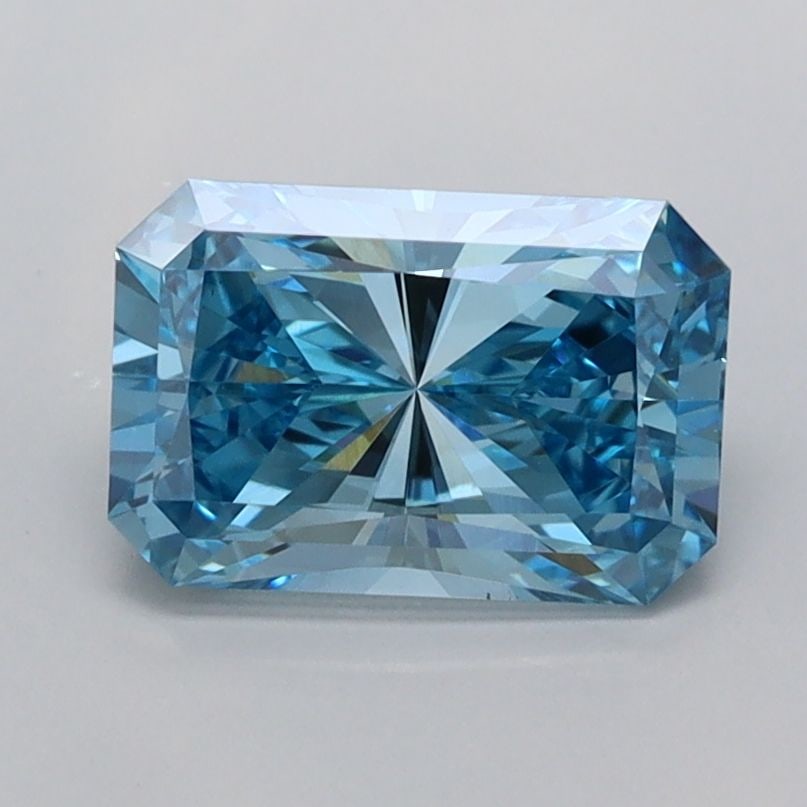 Loose Diamond - RADIANT 1.41ct Fancy Vivid Blue VS1