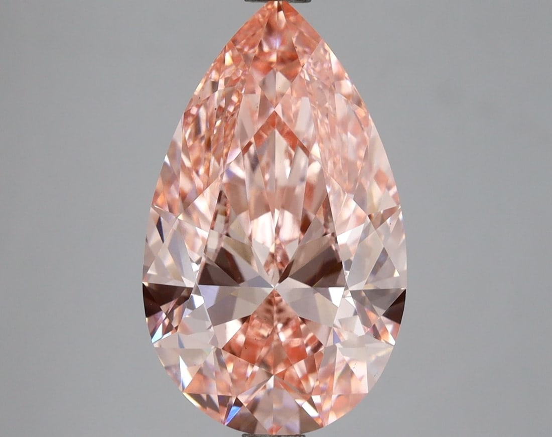 Loose Diamond - PEAR 5.53ct Fancy Vivid Pink VS1