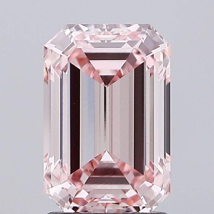 Loose Diamond - EMERALD 2.16ct Fancy Intense Pink VVS2