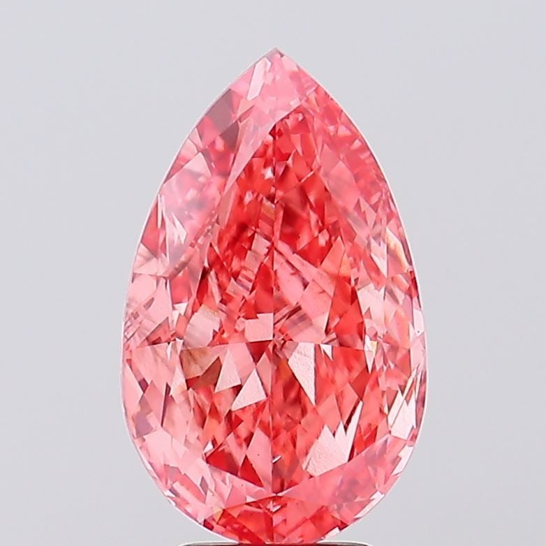 Loose Diamond - PEAR 5.0ct Fancy Vivid Pink SI1: Loose Diamond - PEAR 5.0ct Fancy Vivid Pink SI1 Source: This is a real non-mined Diamond that has been grown in a lab Shape: PEAR Carats: 5.0 Color: Fancy Vivid Pink Certification: IGI Video: Video