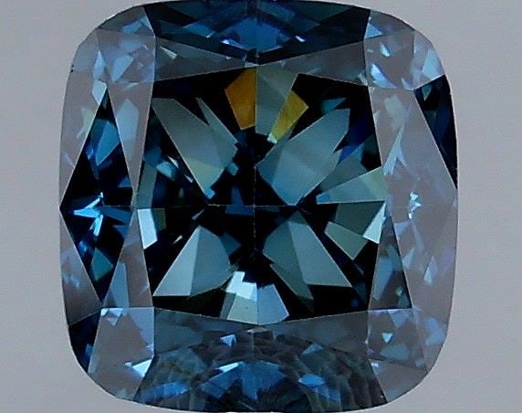 Loose Diamond - CUSHION MODIFIED 1.09ct Fancy Deep Blue VVS2: Loose Diamond - CUSHION MODIFIED 1.09ct Fancy Deep Blue VVS2 Source: This is a real non-mined Diamond that has been grown in a lab Shape: CUSHION MODIFIED Carats: 1.09 Color: Fancy Deep Blue
