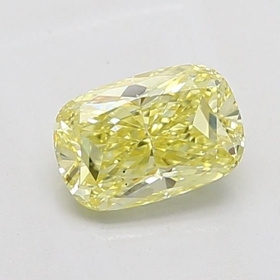 Loose Diamond - CUSHION BRILLIANT 1.02ct Fancy Intense Yellow SI1