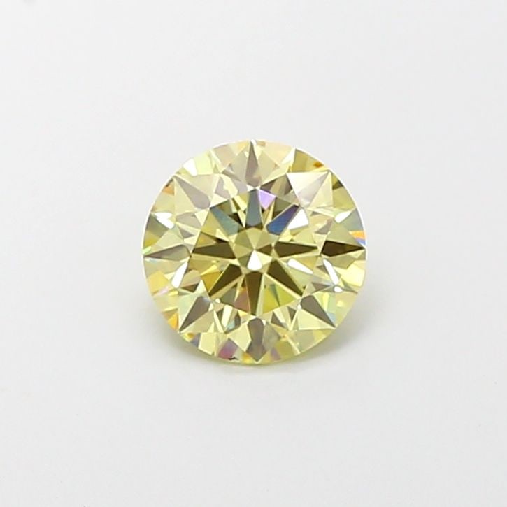 Loose Diamond - ROUND 5.0ct Fancy Vivid Yellow SI1